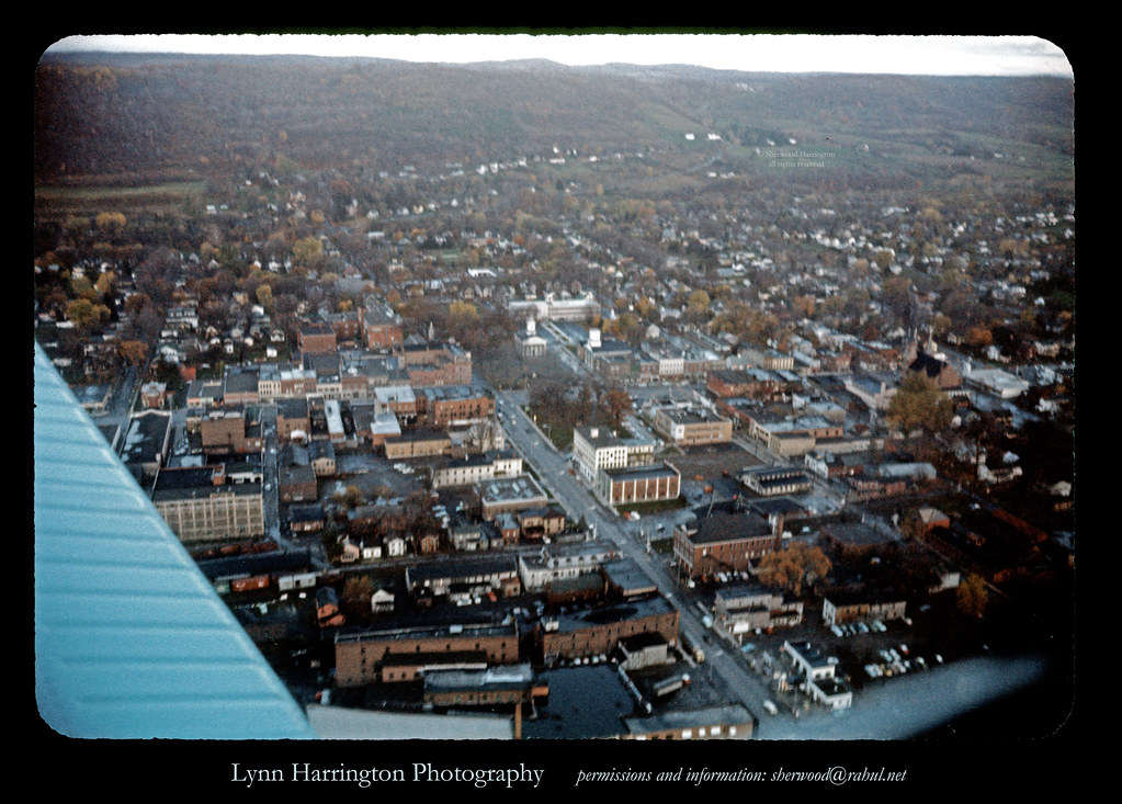 Norwich, New York, 1962 Looking WNW at the center of town … Flickr