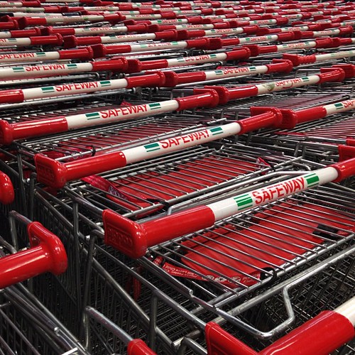 Meeting of Safeway shopping trolleys safeway woolworths … Flickr