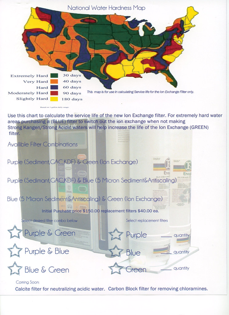National Water Hardness Map www.KangenWater.ca Danny Ang Flickr