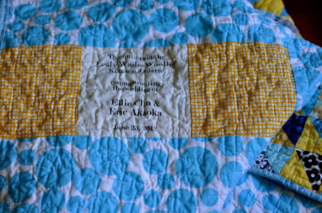 Summer Wedding A wedding quilt made for two of my former s… Flickr