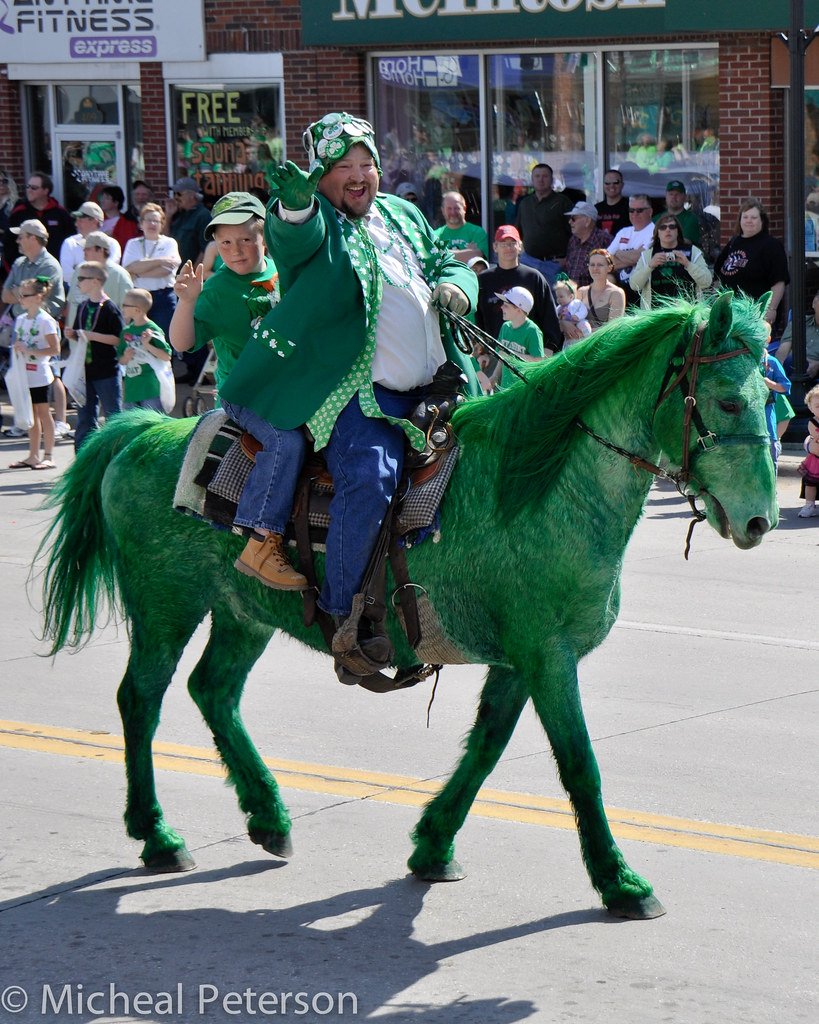 Famous Green Horse St. Patrick's Day Celebration O'Neill, Nebraska