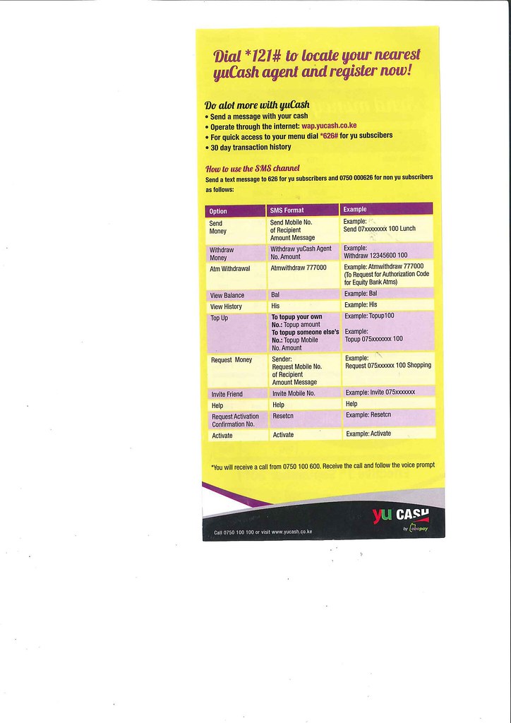 Yu Kenya Tariff Guide_Page_2 GSMA MMU Flickr