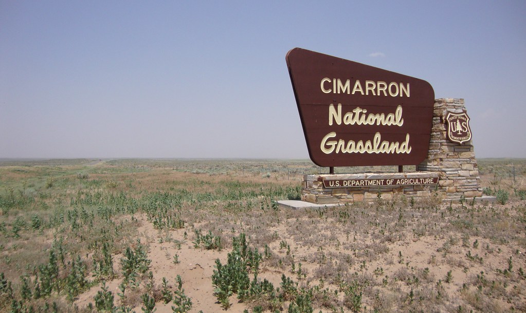 Cimarron National Grassland and Sign (Morton County, Kansa… Flickr