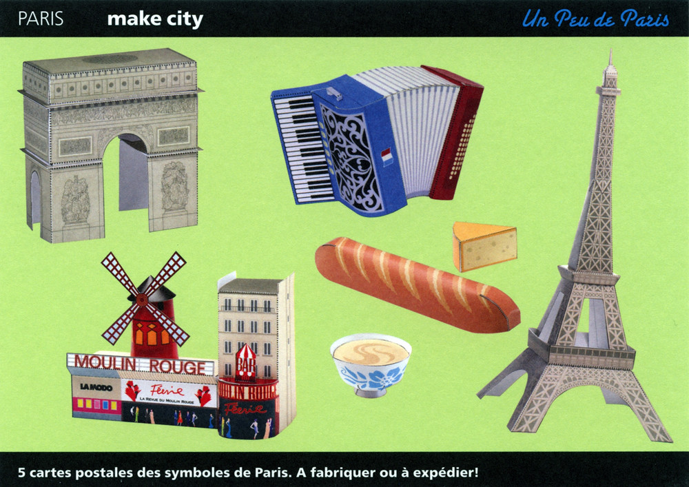 Make City, Paris, Display Card Cut Out Postcard a photo on Flickriver