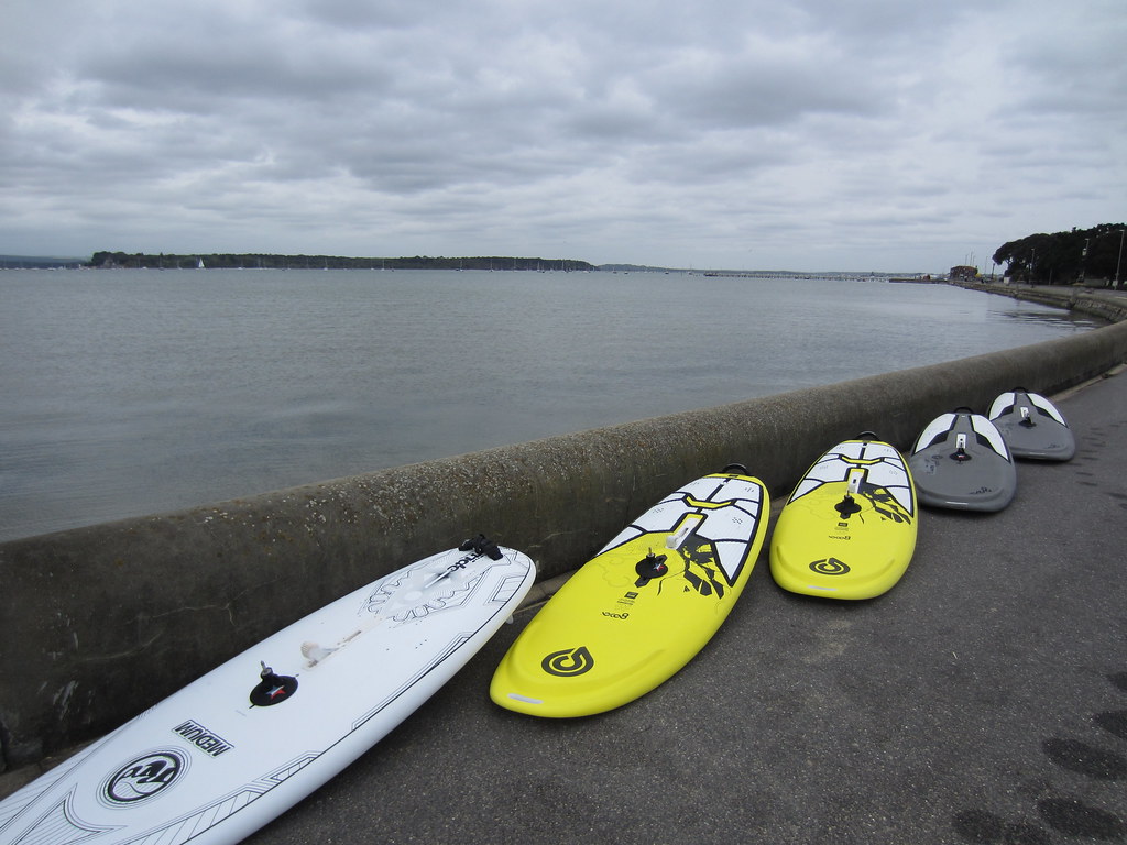 Brand new windsurfing equipment at Poole Windsurfing Schoo… Flickr