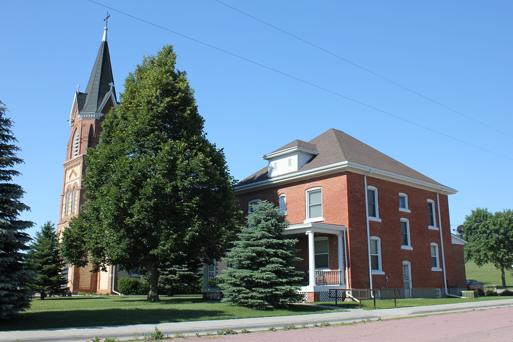 St. Boniface Catholic Rectory Menominee, NE Tom McLaughlin Flickr