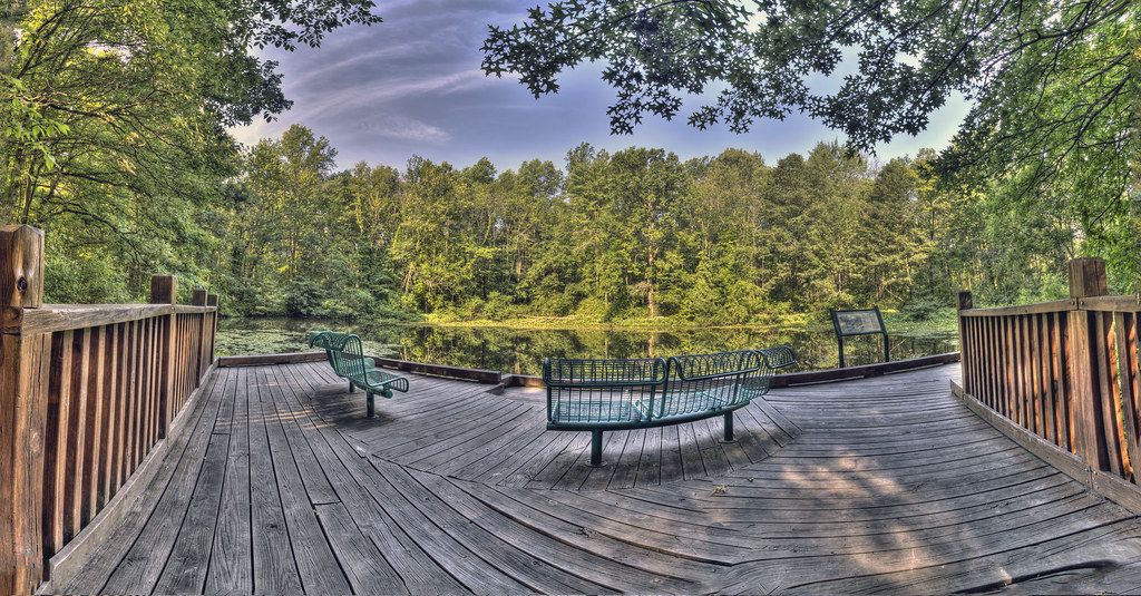 Ashton Pond Panorama I hdr 3 image's then sticht them toge