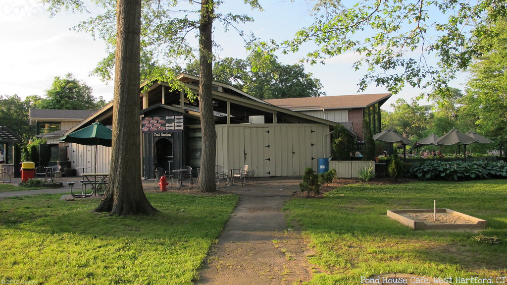 Pond House Cafe exterior Pond House Cafe, West Hartford, C… Flickr
