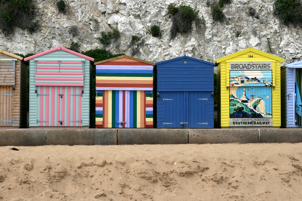 Broadstairs beach huts 13/05/12. Broadstairs, Kent. Flickr