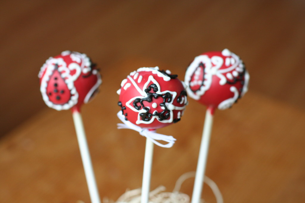 Paisley Bandana Cake Pops See more of our Cake Pop designs… Flickr