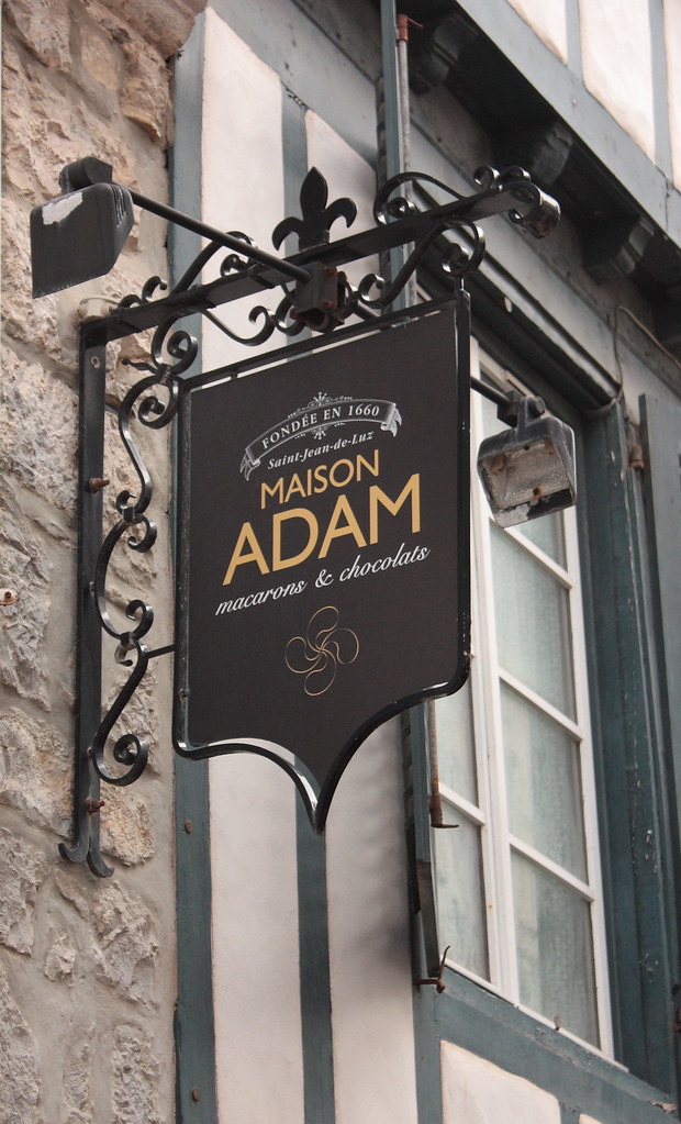 Enseigne de la maison Adam Maison Adam. SaintJeandeLuz.… Flickr