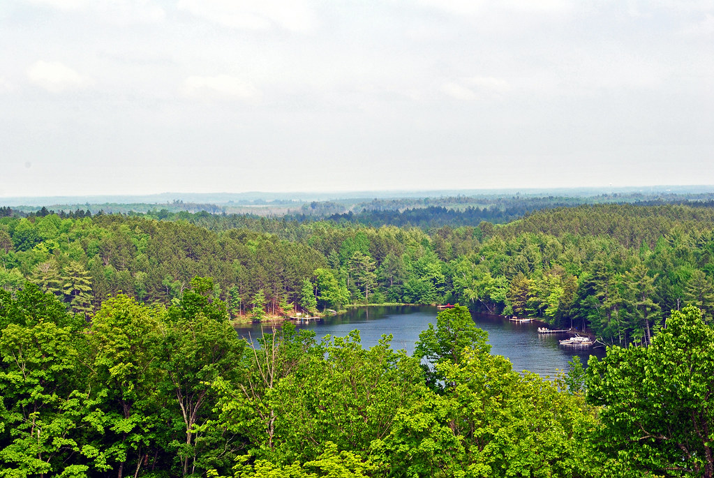 View from the fire tower in Sugar Camp, WI Aaron Carlson Flickr