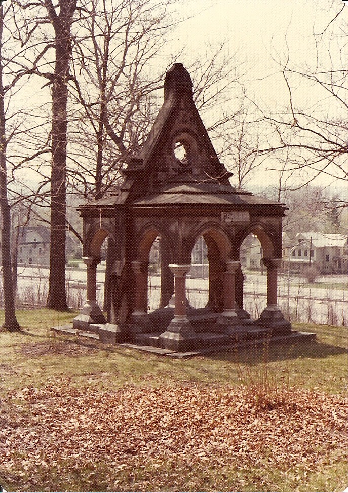 Monument at Oakwood Cemetery in Syracuse, 1976 a59rambler Flickr