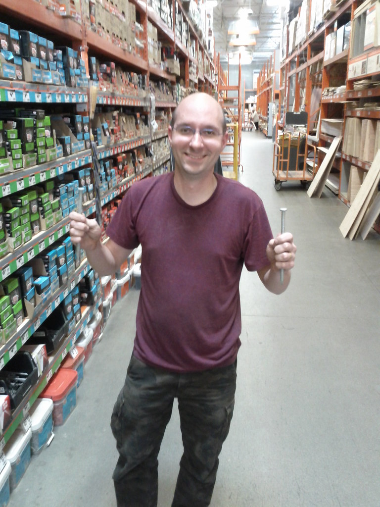 Shopping Home Depot's Easter section with unsynchronized Flickr