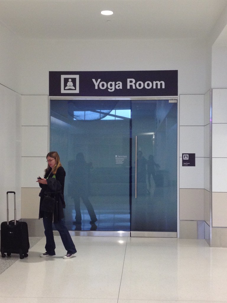 Yoga room in Terminal 2 at SFO Matt Zimmerman Flickr
