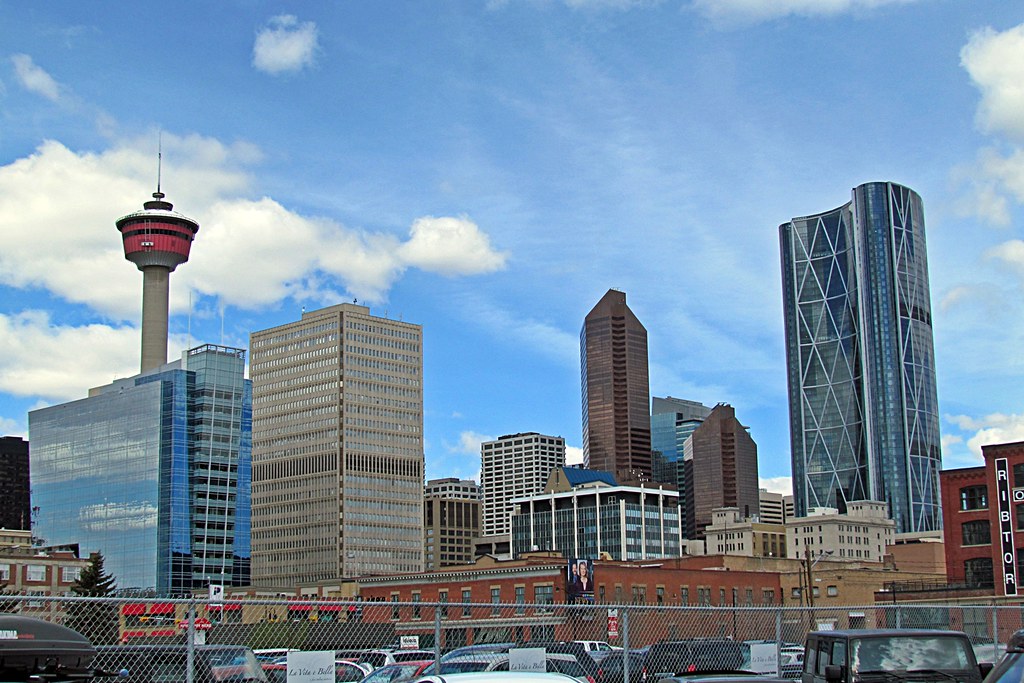 Downtown Calgary as seen from BMO Centre Calgary, Alberta,… Flickr