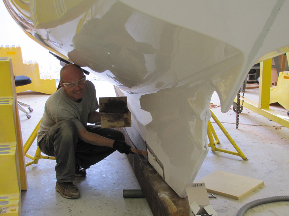 Pisces 21 Keel fairing Classic Boat Shop Flickr