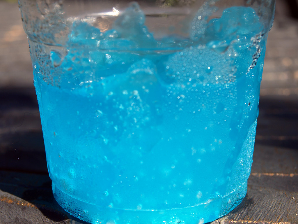 Slushie 3 Closeup shot of a Blue Raspberry Slushie Iain Fergus