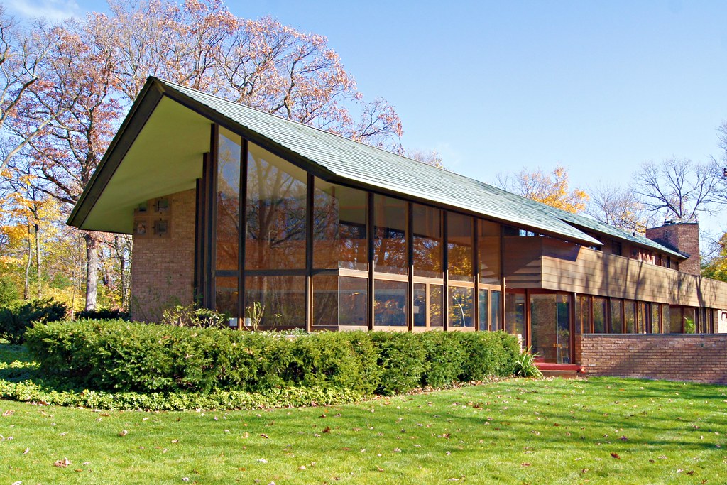 Charles Glore house 1951 Frank Lloyd Wright, architect. … Flickr
