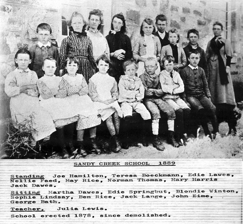 sandy_creek_school_1889_gw Gawler History Flickr
