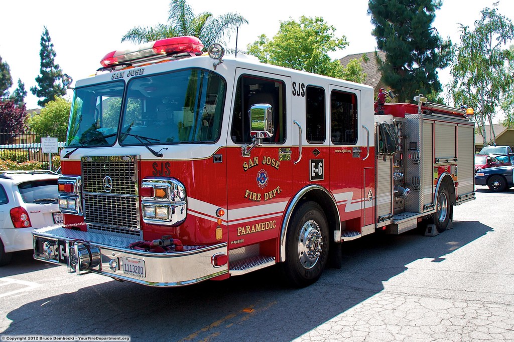 SJS Engine 6 San Jose Fire Department responded to reports… Flickr