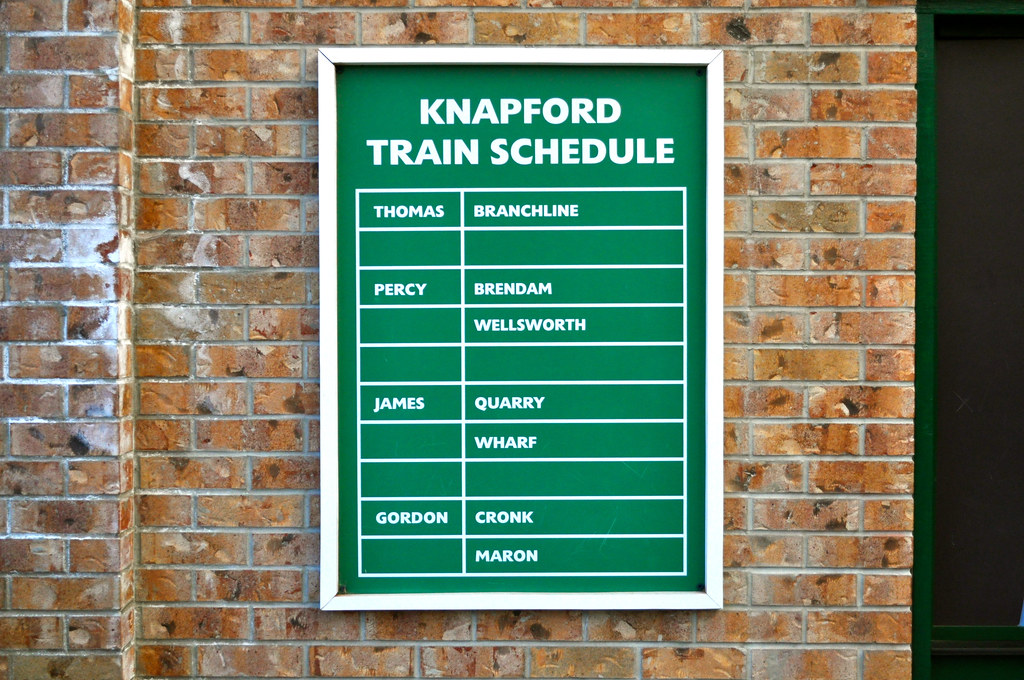 train schedule Sharon Hahn Darlin Flickr