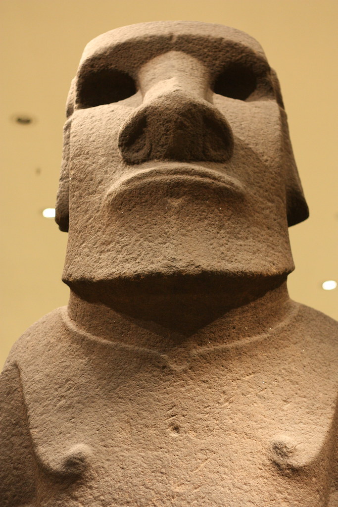 Easter Island Statue Front British Museum Easter Island… Flickr