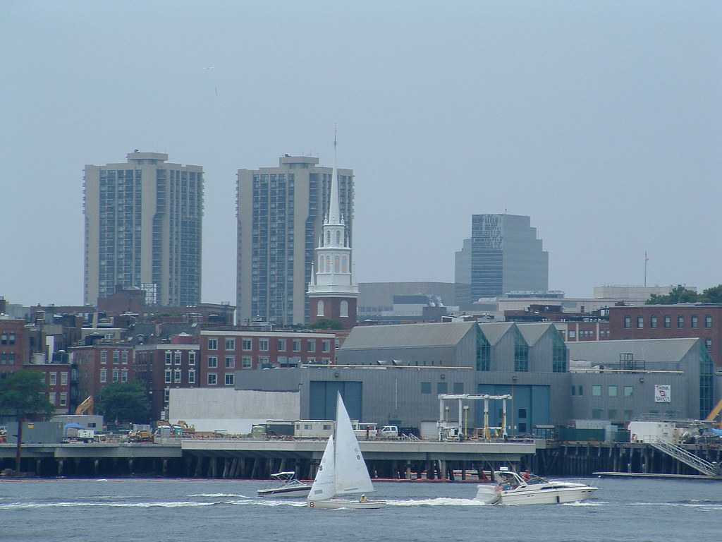 Boston Harbor and the North End A view of Boston Harbor fr… Flickr