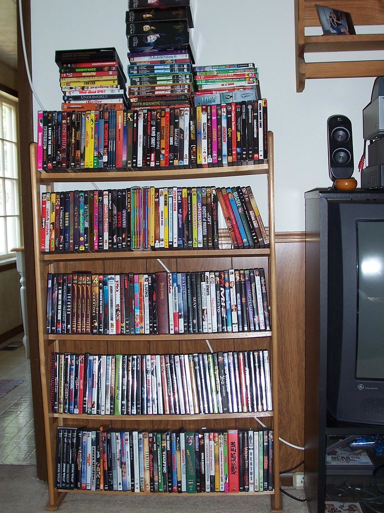 DVD Shelf Too much time on my hands this afternoon, but th… Flickr