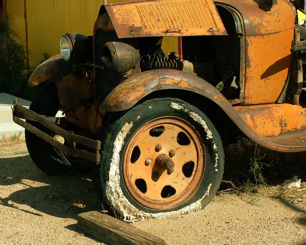 Been Sitting Here Awhile "Local color" in Nothing, Arizona… Flickr