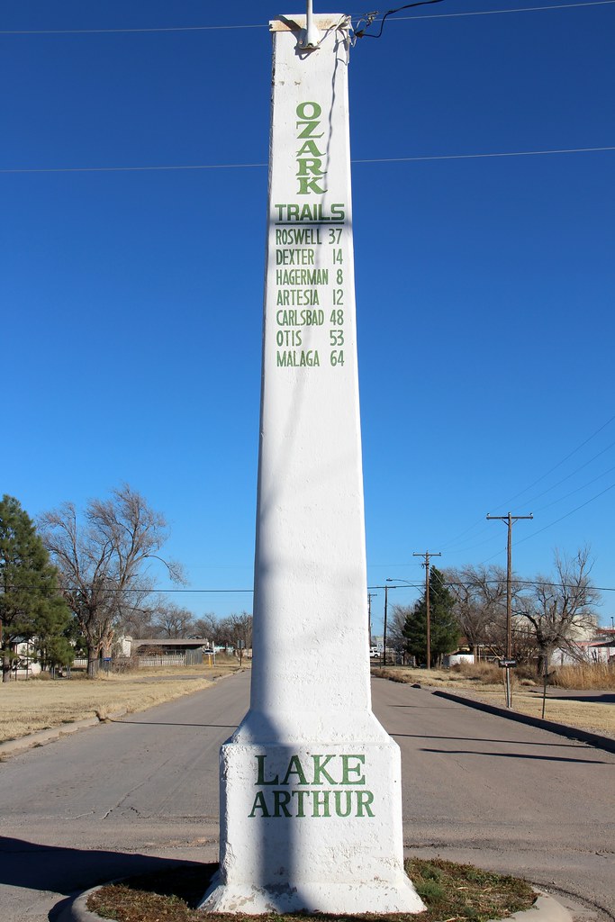 Ozark Trails Marker (Lake Arthur, New Mexico) Original 192… Flickr