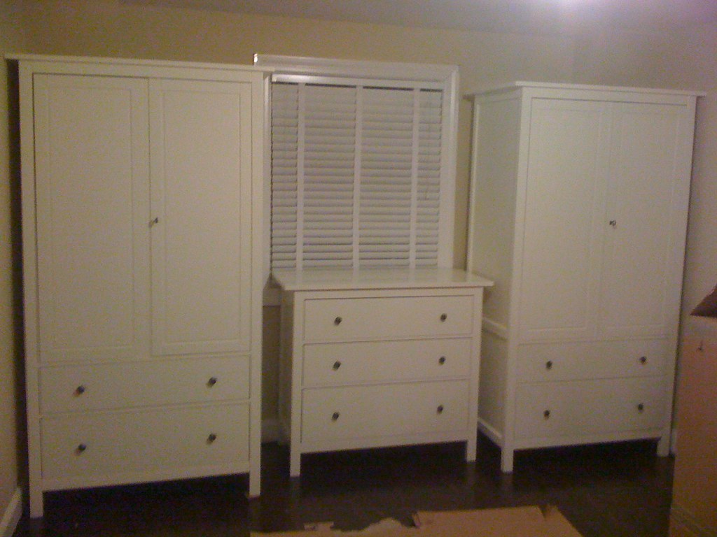 IKEA Hemnes line 2 Wardrobes adn Dresser We installed th… Flickr