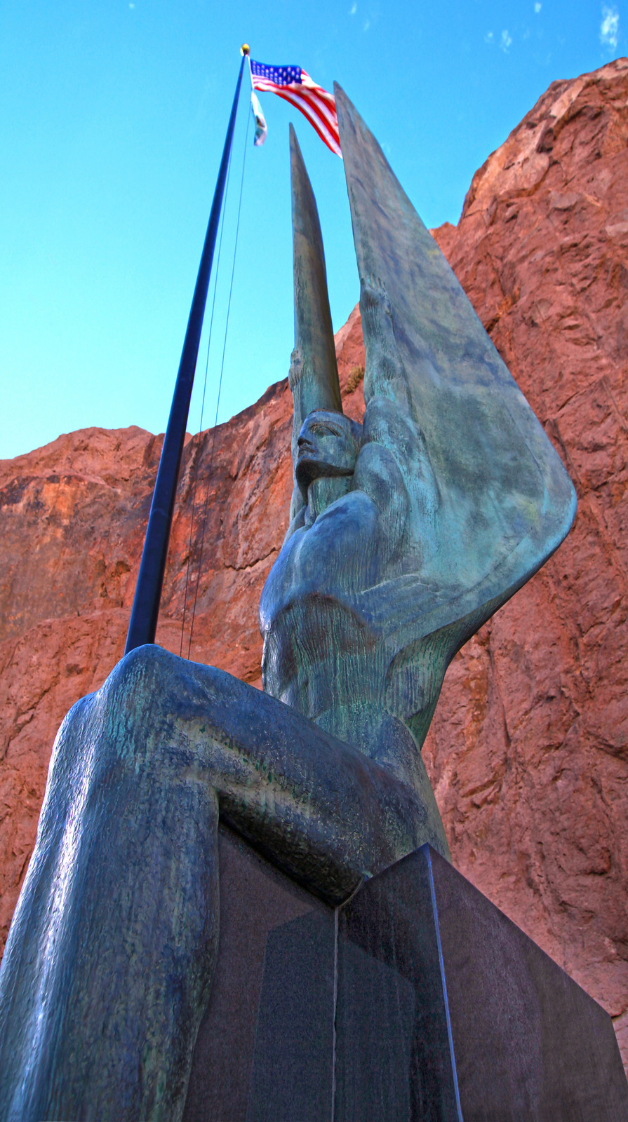 Hoover Dam Winged Statues at Patricia Jernigan blog