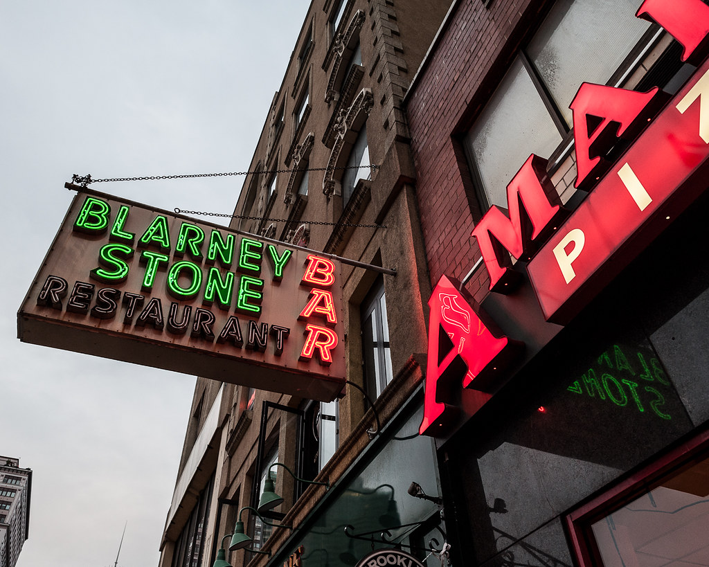 Manhattan, New York City Blarney Stone Pub and Bar. A litt… Flickr