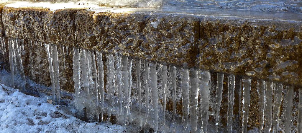 Thaw 3 The driveway glacier is melting...freezing...meltin… Flickr