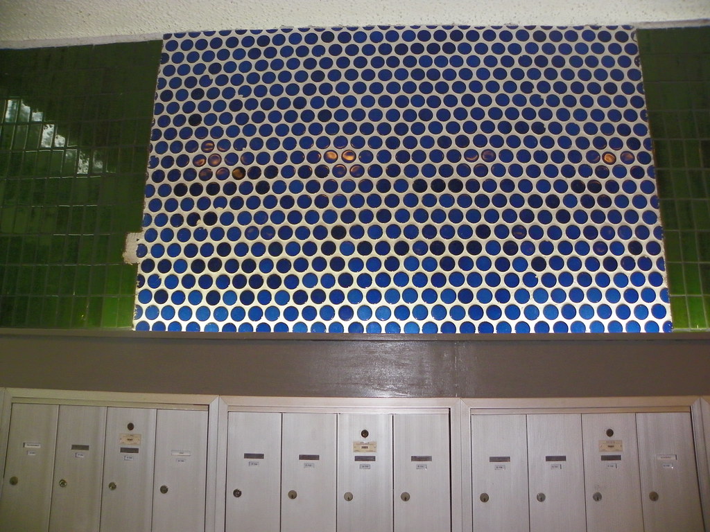 Tiles in El Monte mail room El Monte Resident and architec… Flickr