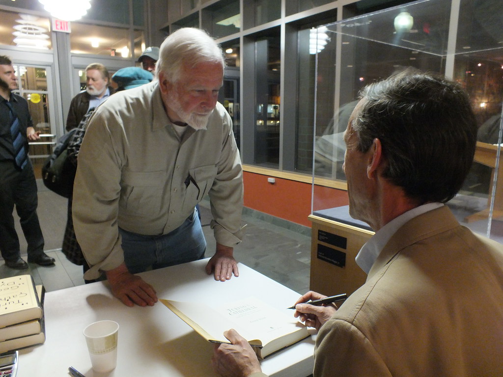 Dyson Signing Turing's Cathedral Princeton Public Library Flickr