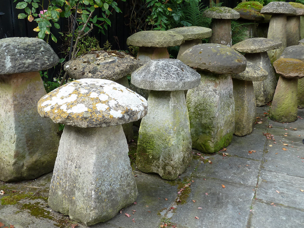 Staddle stones I am unsure of the collective noun for a co… Flickr