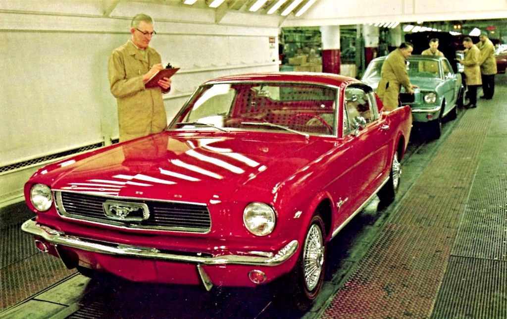 1966 Ford Mustang Assembly Line in Dearborn, Michigan Flickr