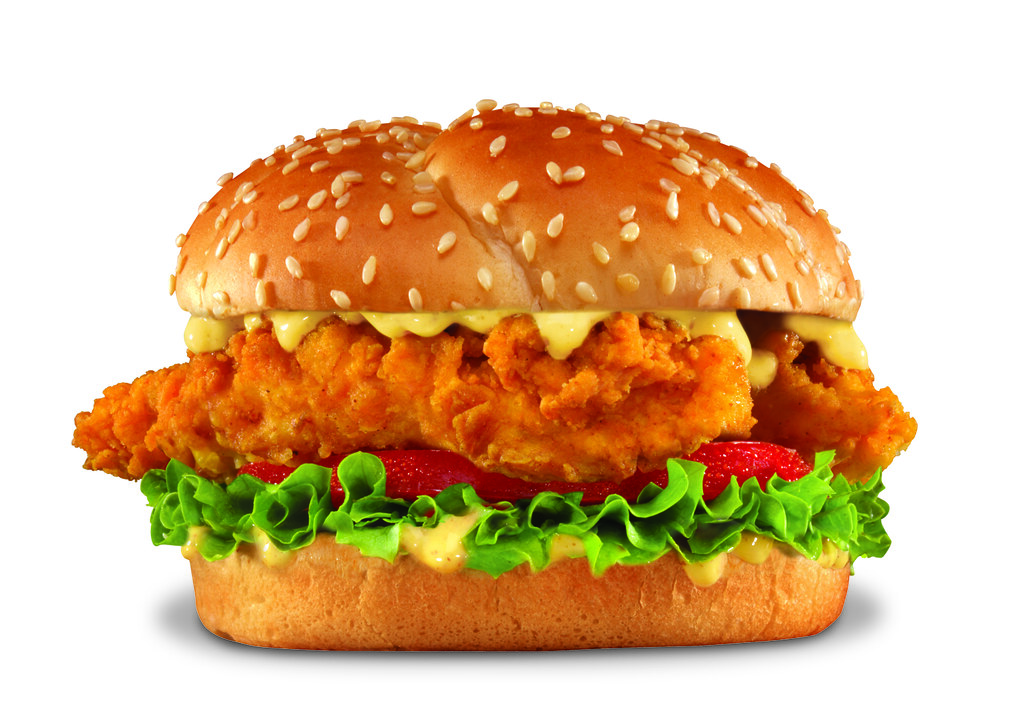 Chicken Tender Sandwich Honey Mustard HandBreaded Chick… Flickr