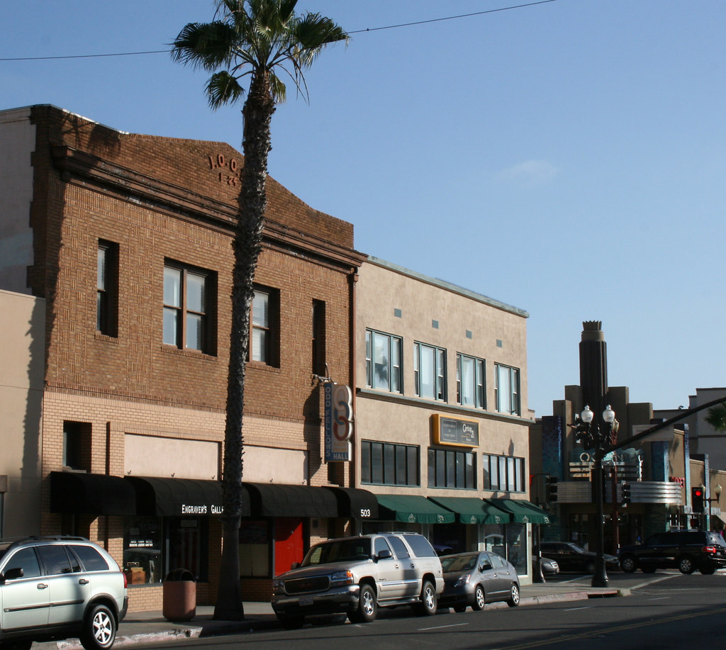 IOOF and hardware store Downtown Oceanside, California, 7… Flickr