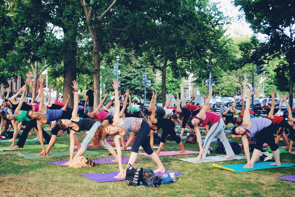 yoga in the circle Dupont Circle Prince of Petworth July… Flickr