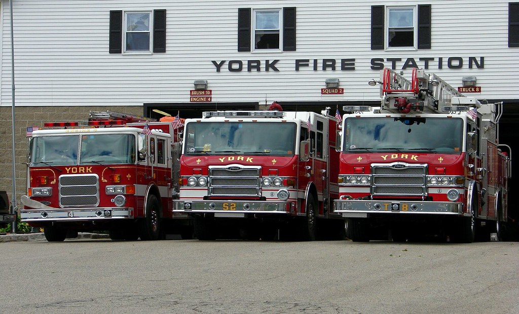 York, Maine Line up at the fire station York, Maine Li… Flickr