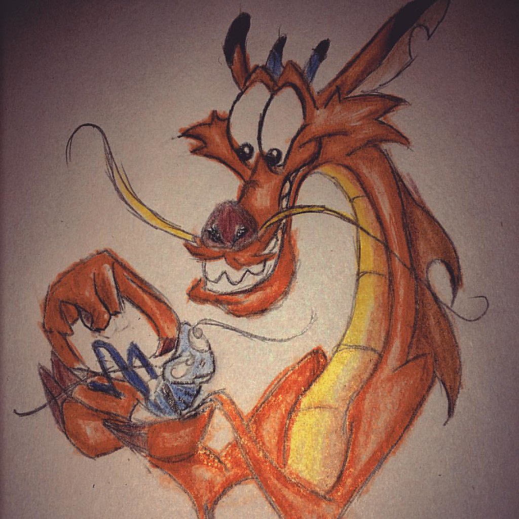 Small #Ink Project Are Cool Too!:) #Disney #Mulan #Mushu #… | Flickr 1024_x_1024_jpg