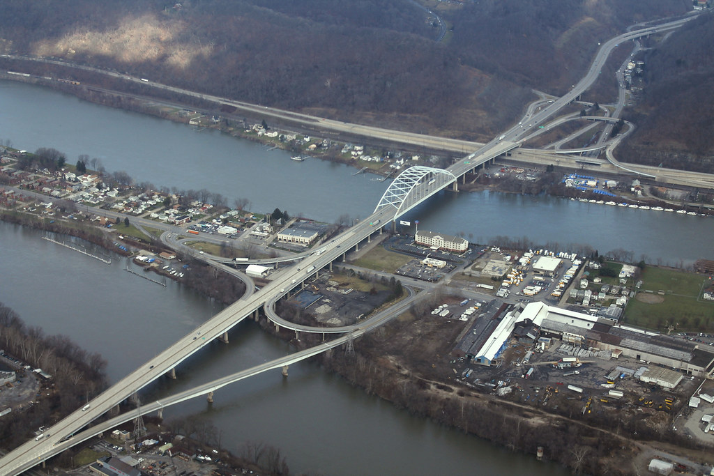 Neville Island Bridge Aerial formulanone Flickr