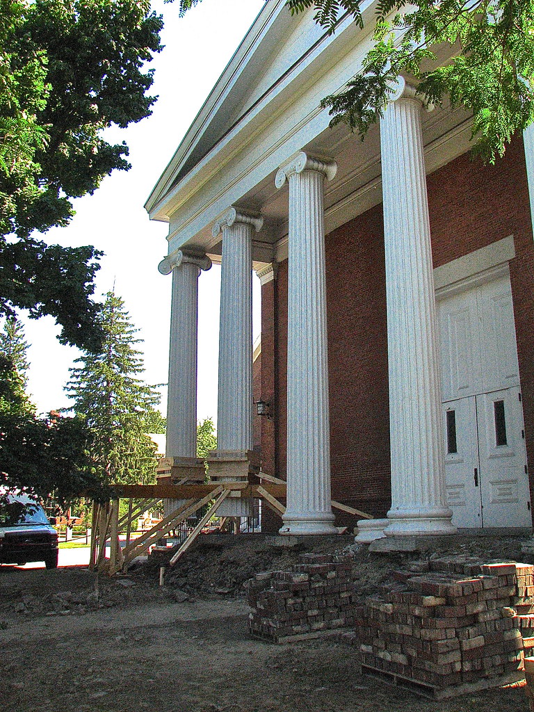 First Congregational Church (1842) new stone porch and s… Flickr