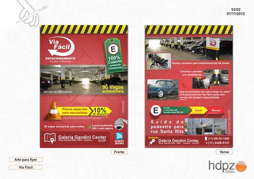 Flyer Estacionamento Via Fácil Leandro Telles Flickr