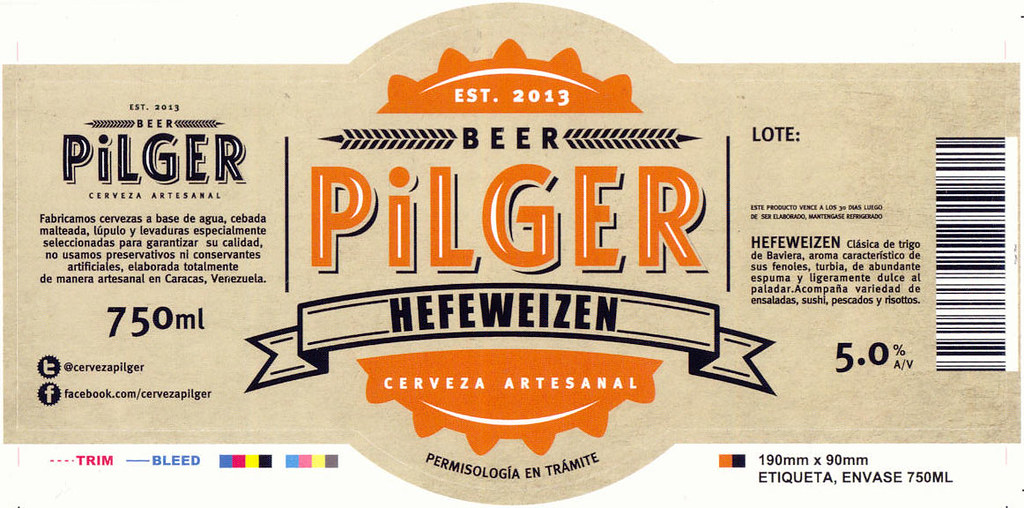 Craft brewery Pilger Hefeweizen from Venezuela a photo on Flickriver