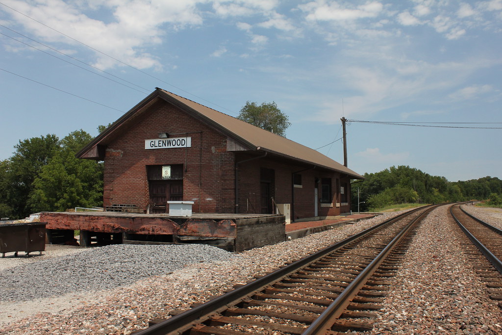 CB&Q Railroad Depot Glenwood, IA Tom McLaughlin Flickr