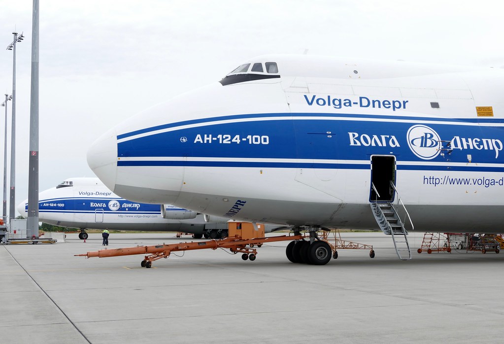 Antonov AN124100 VolgaDnepr RA82078 Leipzig Halle Airport LEJ